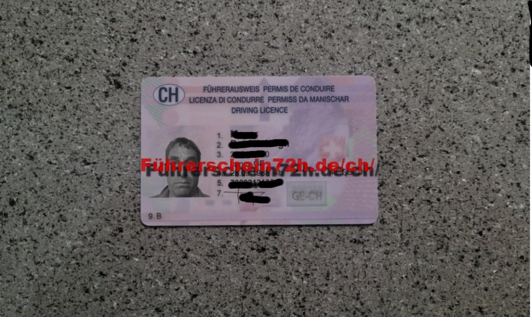 Schweizer Führerausweis in 72 Stunden