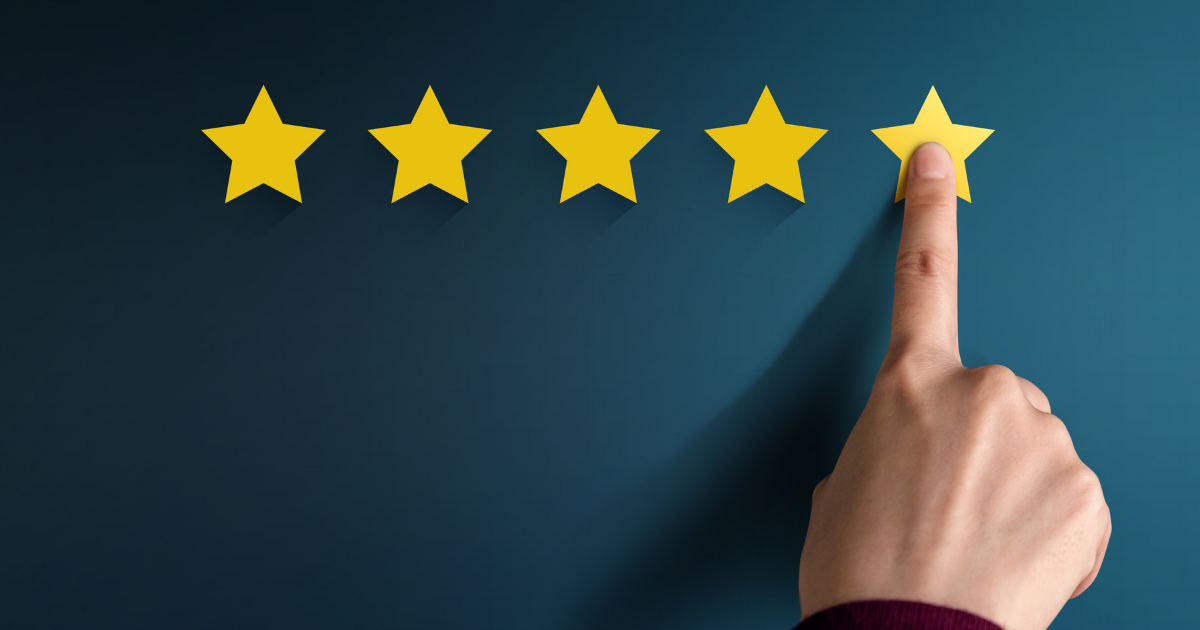 Sternebewertungen und Kundenfeedback