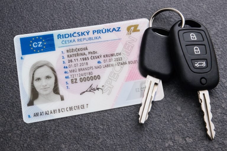 osobní automobily řidičský průkaz B