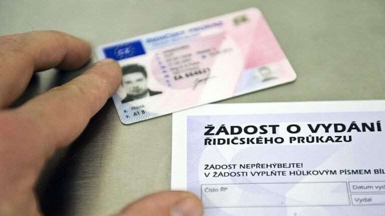 vyplnění žádosti o řidičský průkaz
