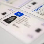 Person fornyer kørekort online