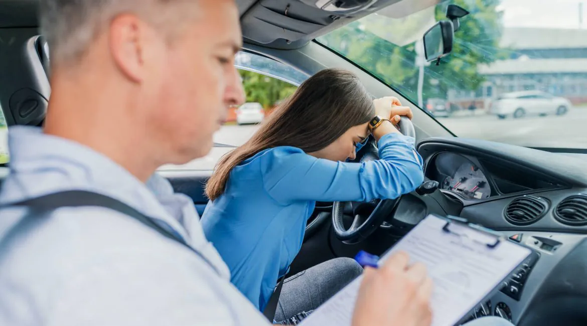 How long is a driving test and skip stress