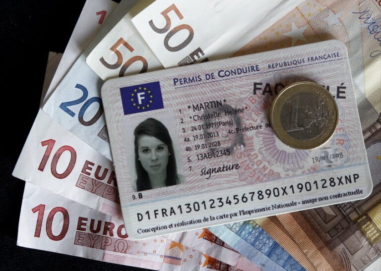 Prix du permis de conduire en Europe