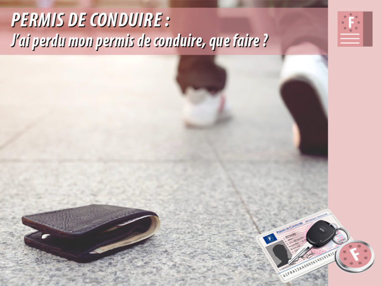 que faire en cas de permis de conduire perdu