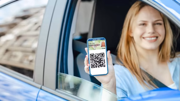 cárta ceadúnas tiomána digiteach ar fhón cliste