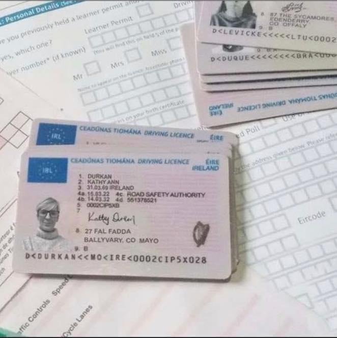 ceadúnas tiomána Eorpach bailí