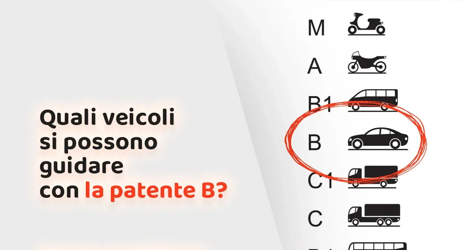 con la patente b cosa posso guidare