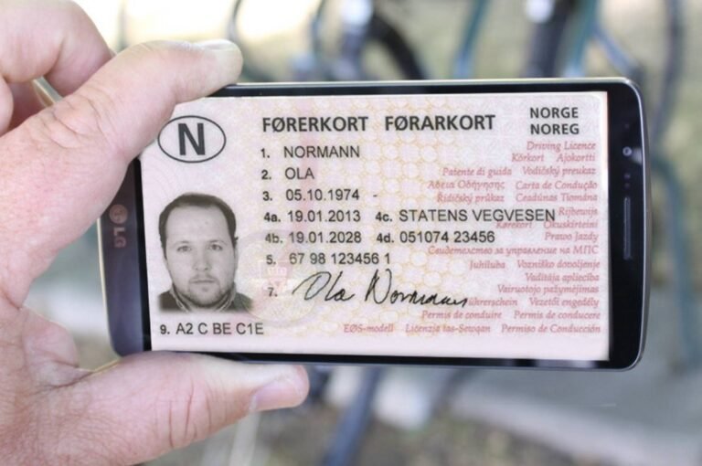 digital førerkort app på mobil i Norge