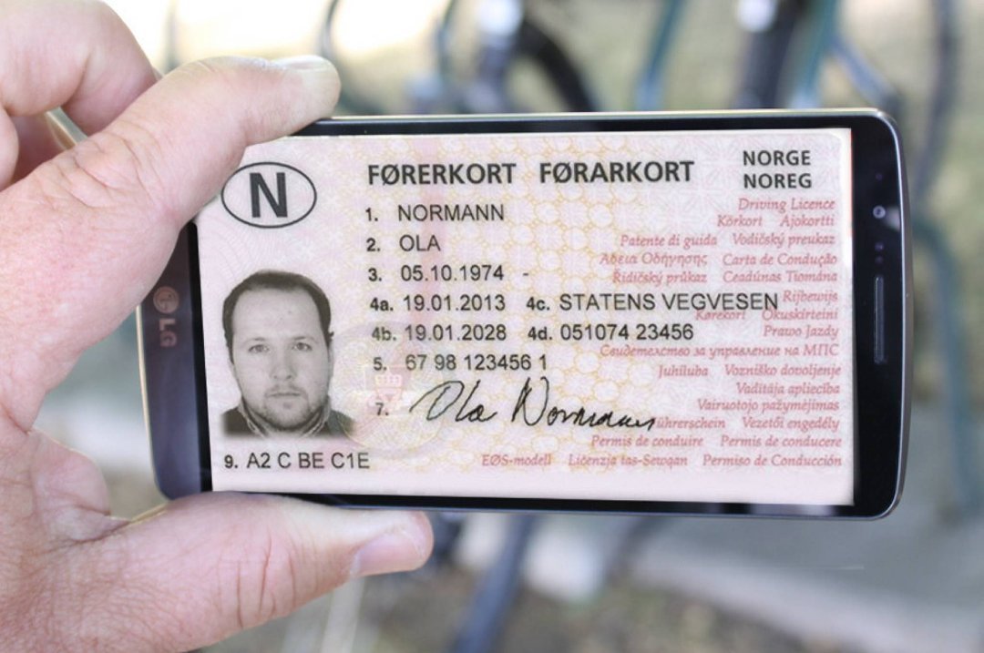 digital førerkort app på mobil i Norge