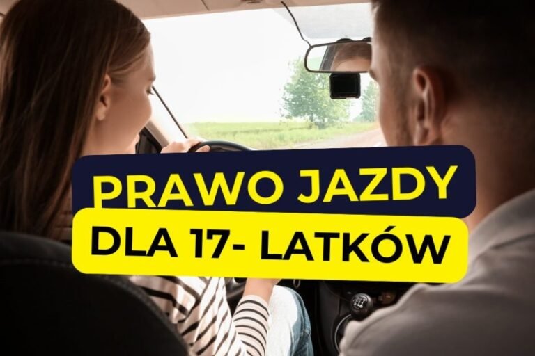 Młody kierowca rozpoczynający naukę jazdy samochodem osobowym