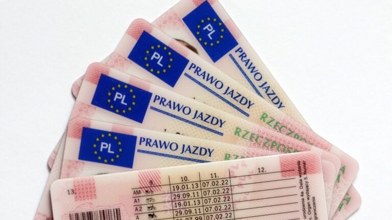 kierowca składa wniosek o duplikat prawa jazdy po zgubieniu dokumentu