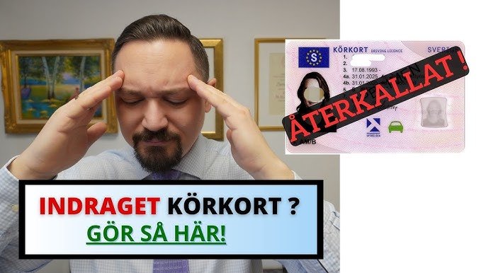 indraget körkort sverige