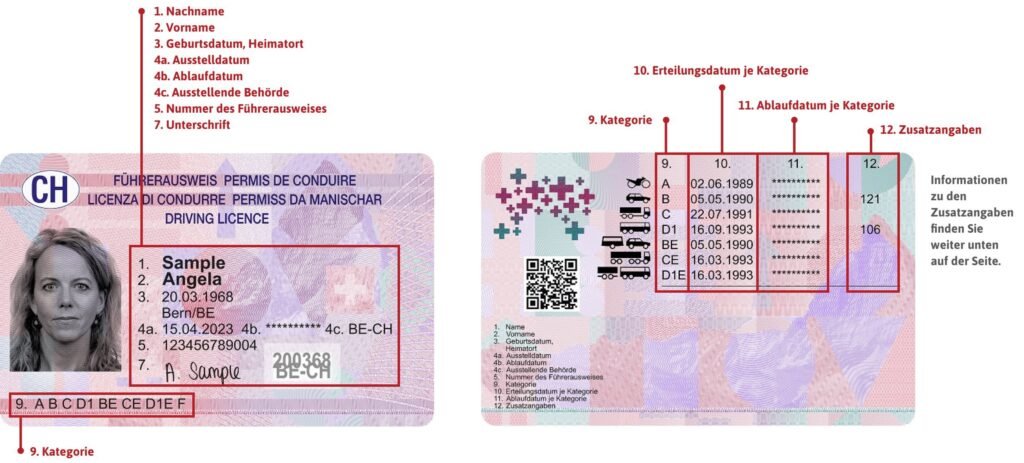 EU Führerschein erklärt mit europäischer Fahrerlaubnis Karte