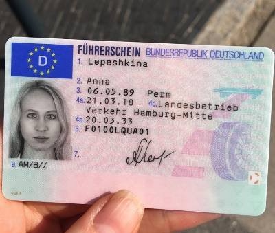 Deutscher Autoführerschein Klasse B