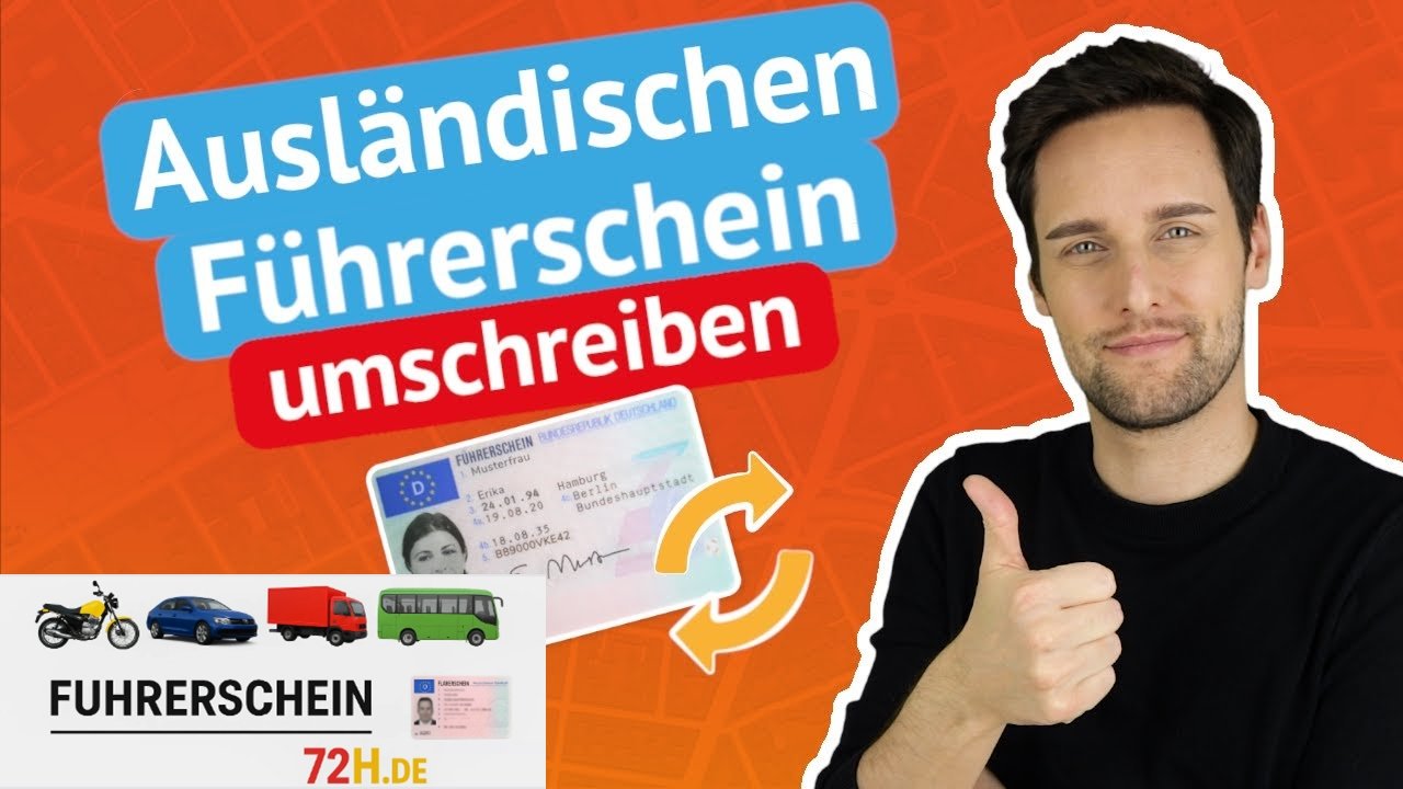 Ausländischer Fahrer informiert sich über deutschen Führerschein