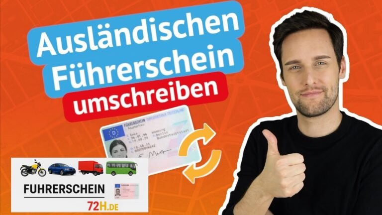 ausländischen führerschein umschreiben deutschland eu führerschein