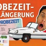 Person erneuert Führerschein