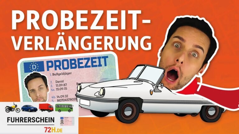 Person erneuert Führerschein