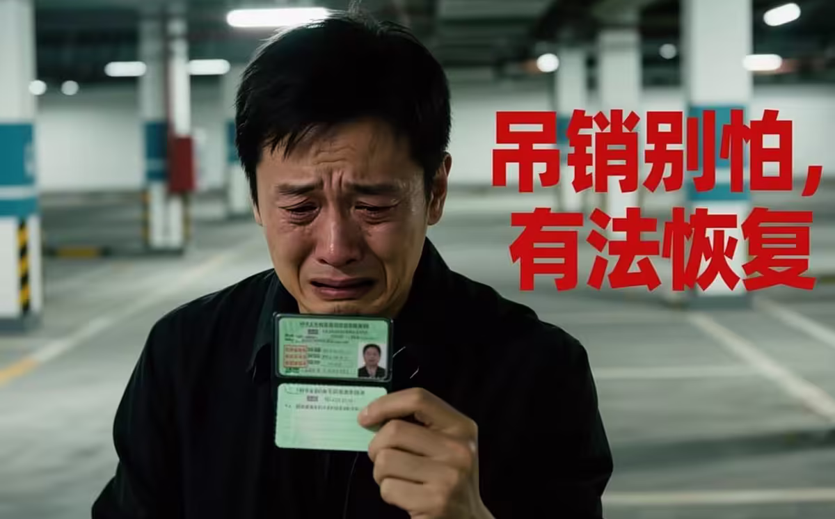 驾驶员恢复被吊销的驾驶证